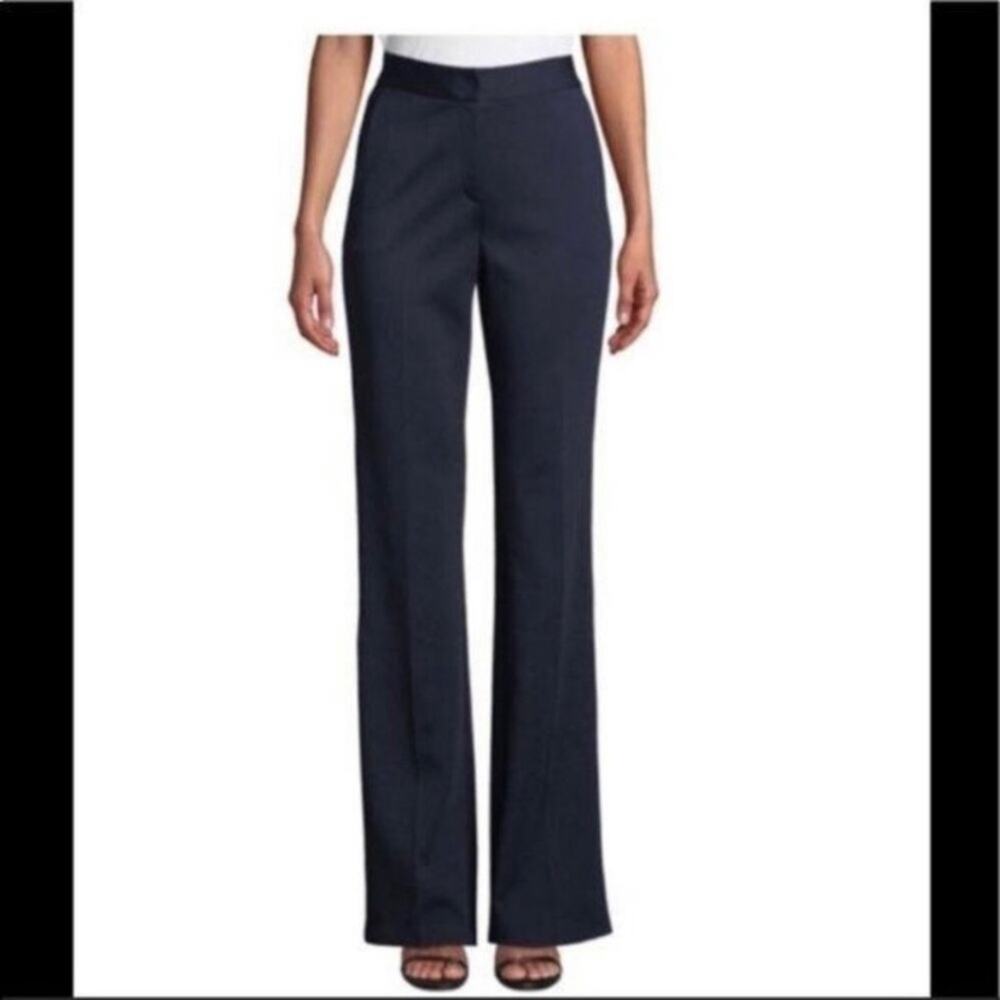 St.John Gray Black Wool Emma Trousers Sz.12